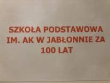 „Szkoła im. Armii Krajowej w Jabłonnie za 100 lat”, 